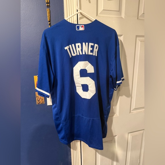 Trea Turner Blue Dodgers Jersey Size Large - Picture 2 of 2